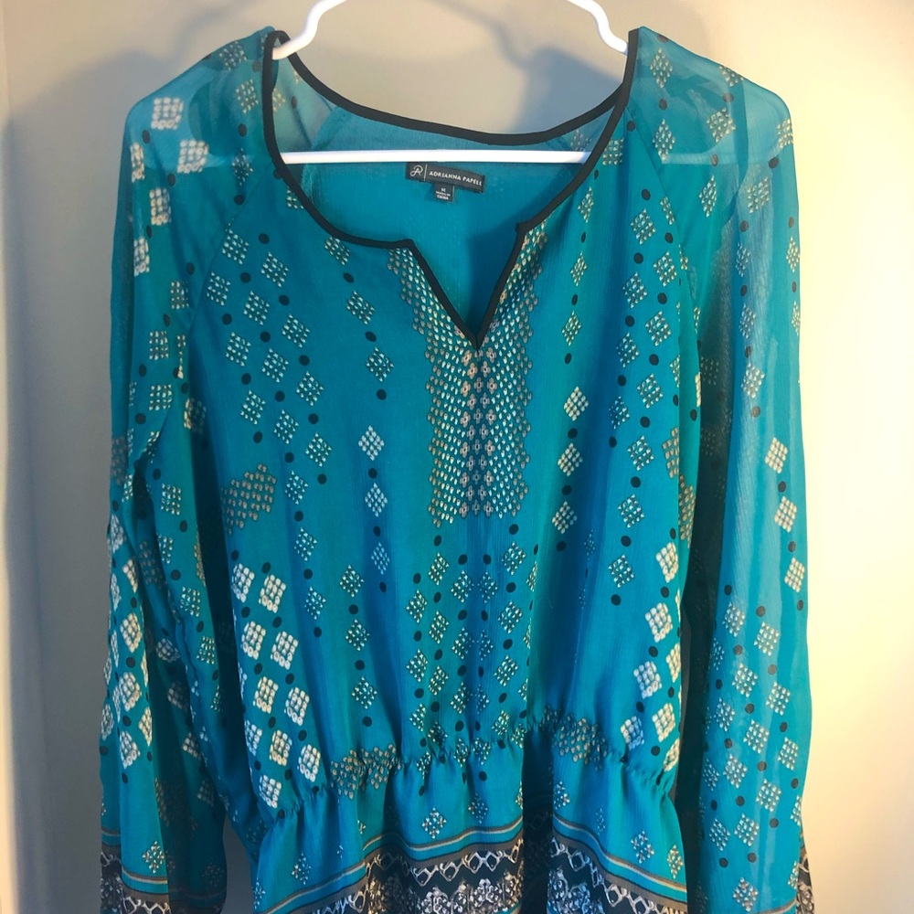 Adrianna Papell Bohemian Blouse